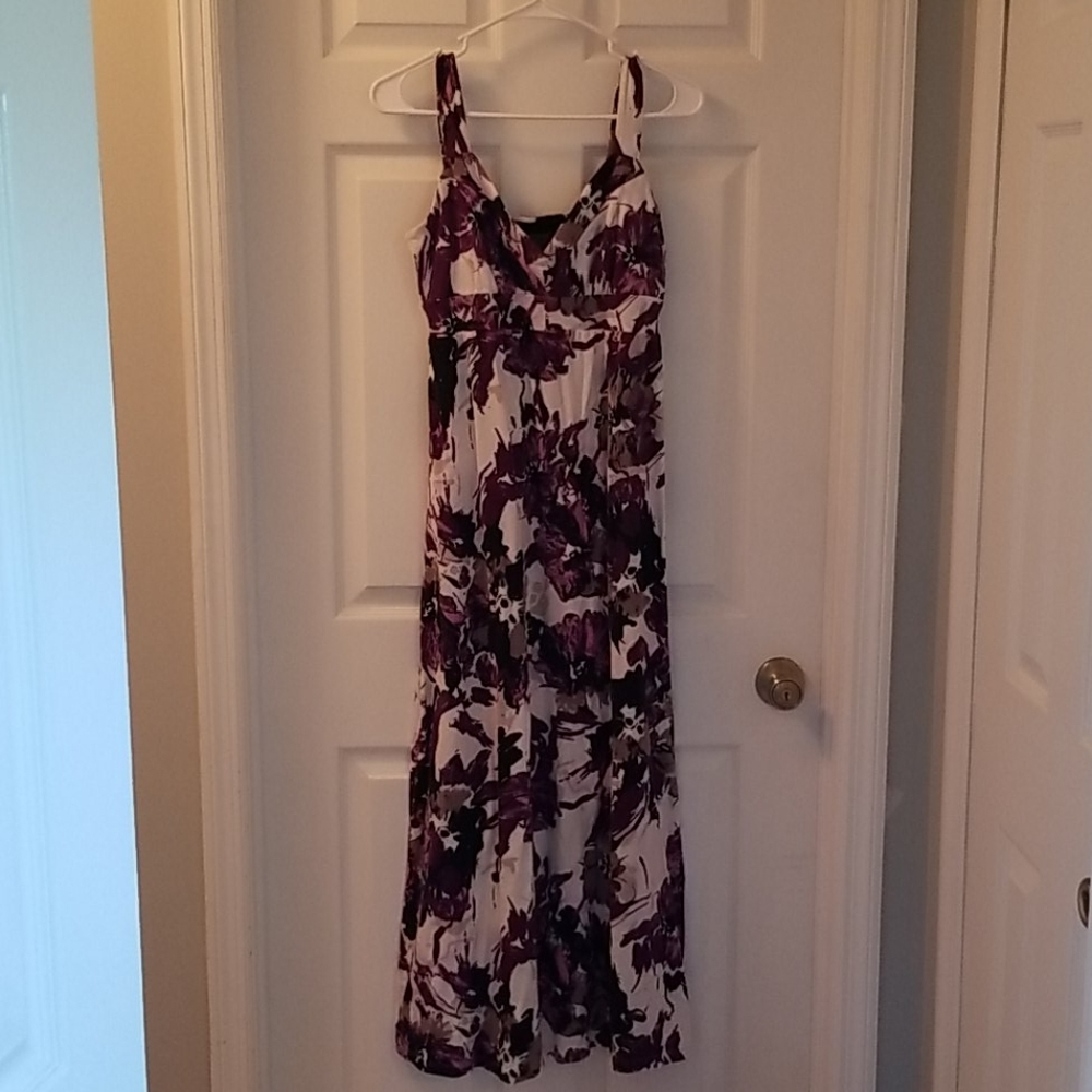 Ann Taylor Floral Print Maxi Dress